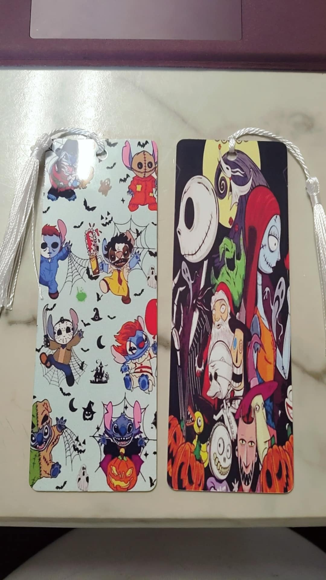📚 Double-Sided Bookmarks | Cute & Spooky Designs 🎃