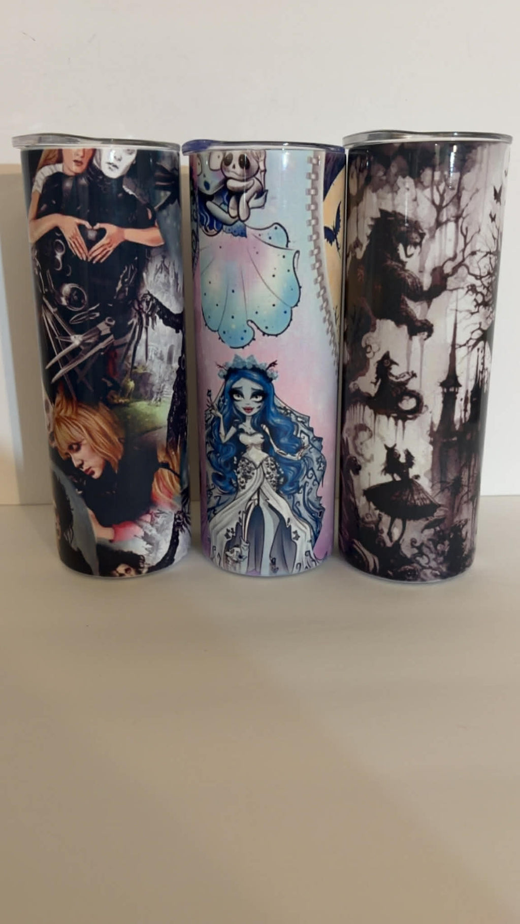 Tim Burton Inspired 20oz Skinny Tumbler Set