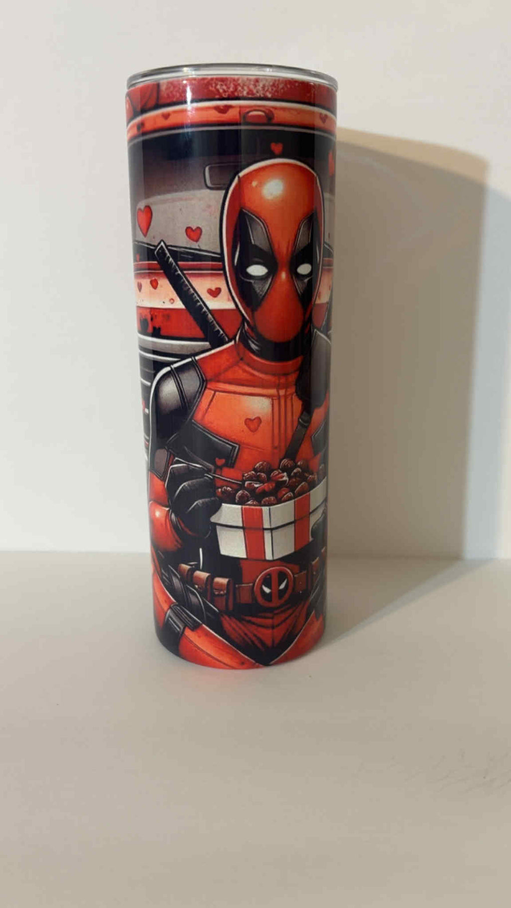 Comic Hero Valentines Day Tumbler 🚘
