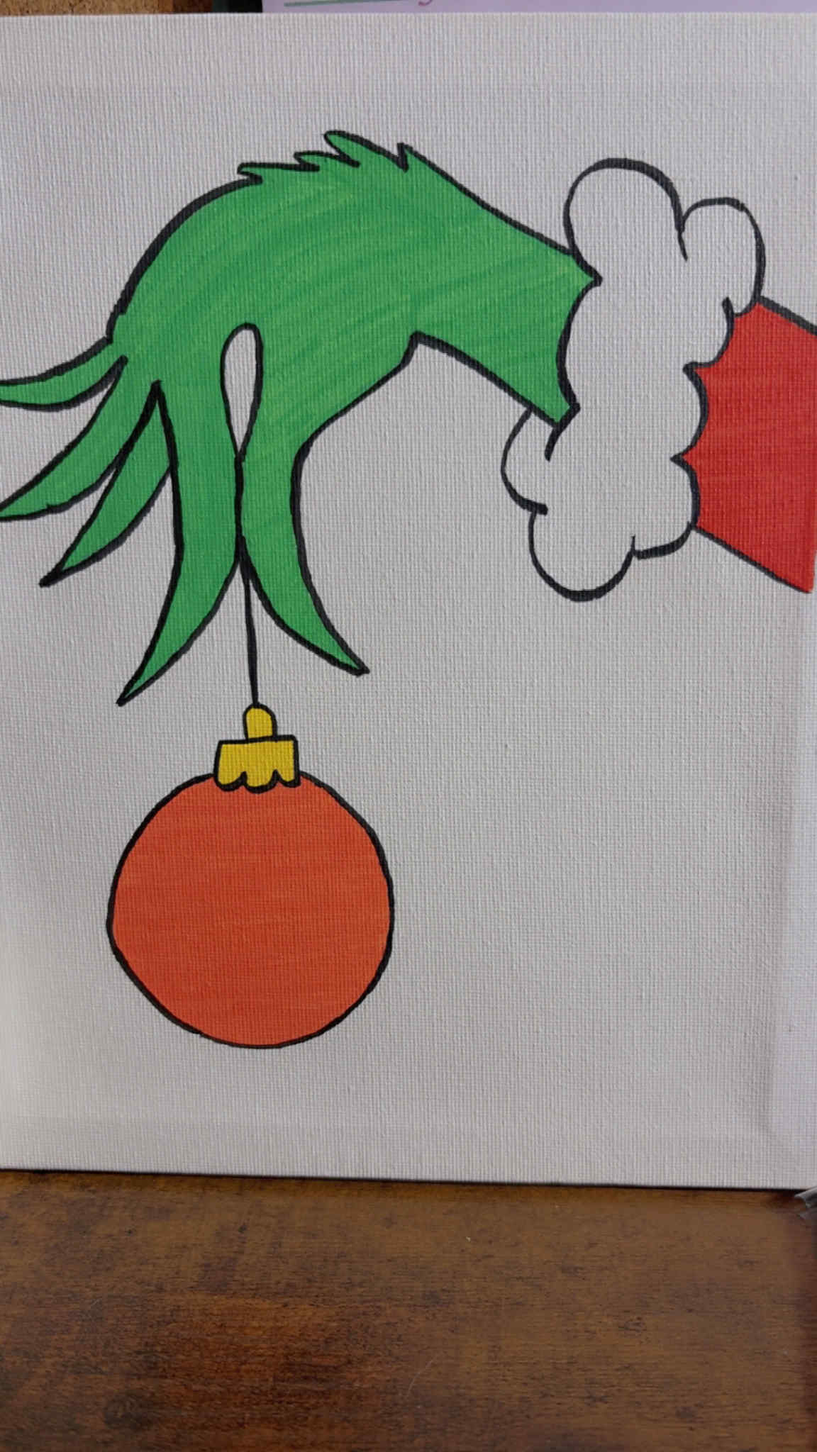 Grinch Hand Christmas
