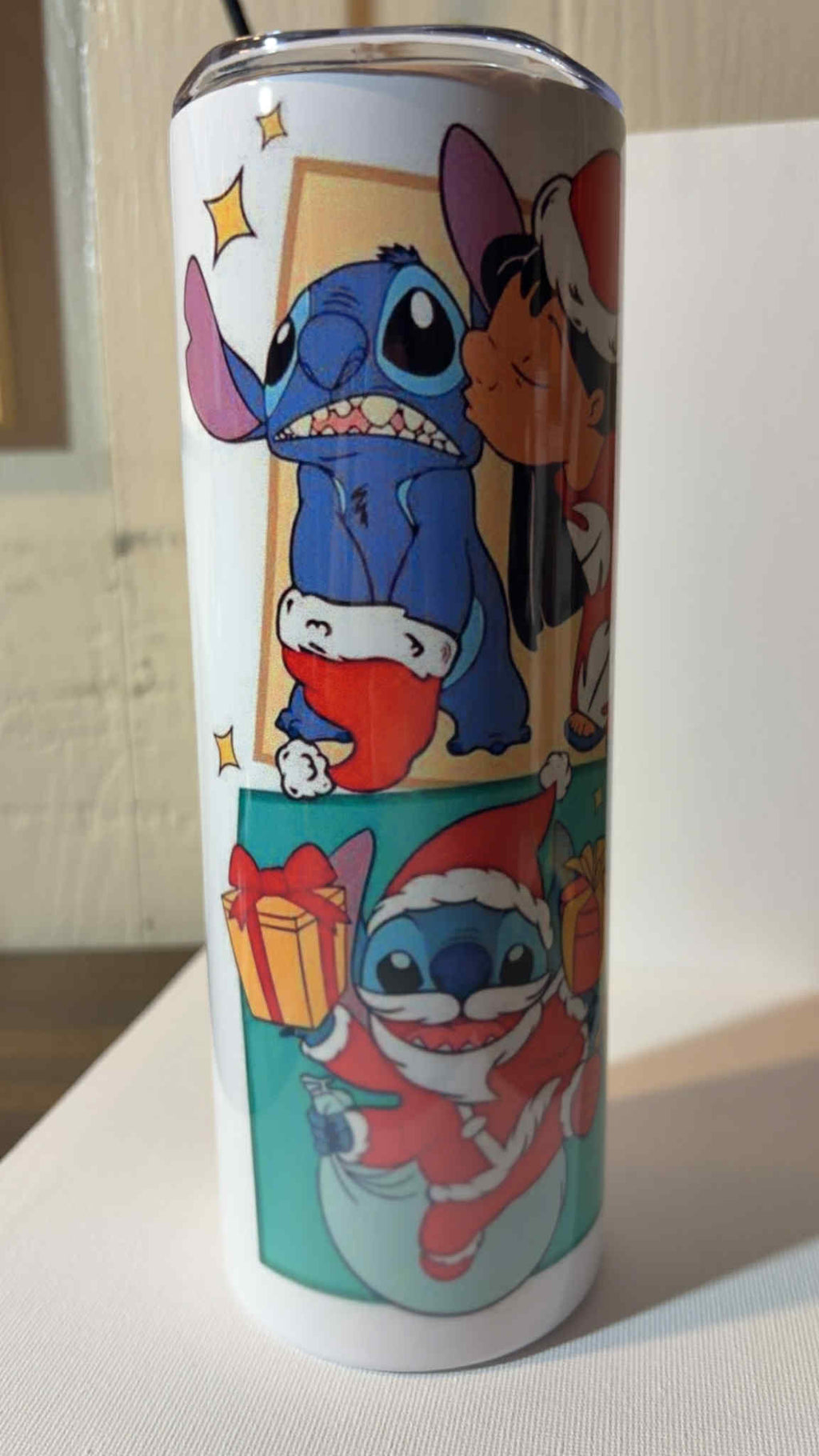 🎄 Christmas Stitch 20oz Skinny Tumbler
