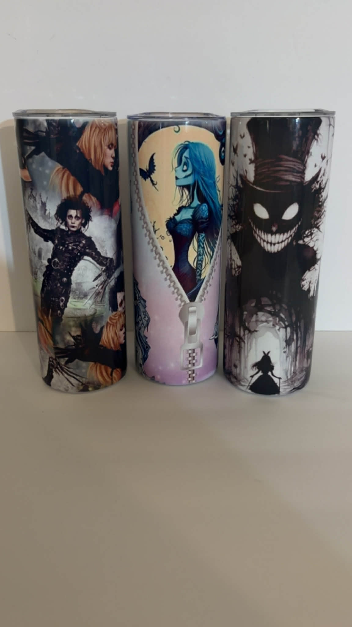 Tim Burton Inspired 20oz Skinny Tumbler Set
