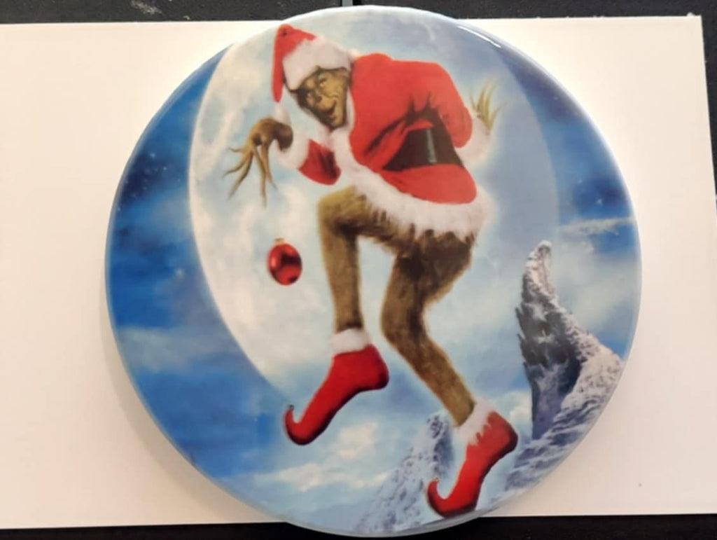 🎄 Holiday Grinch Ceramic Coaster Set