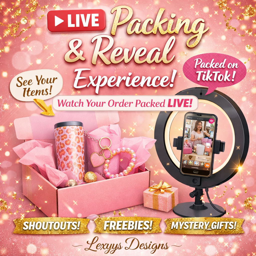👉 LIVE Packing & Reveal Experience 🎥 | Watch Your Order Packed on TikTok!