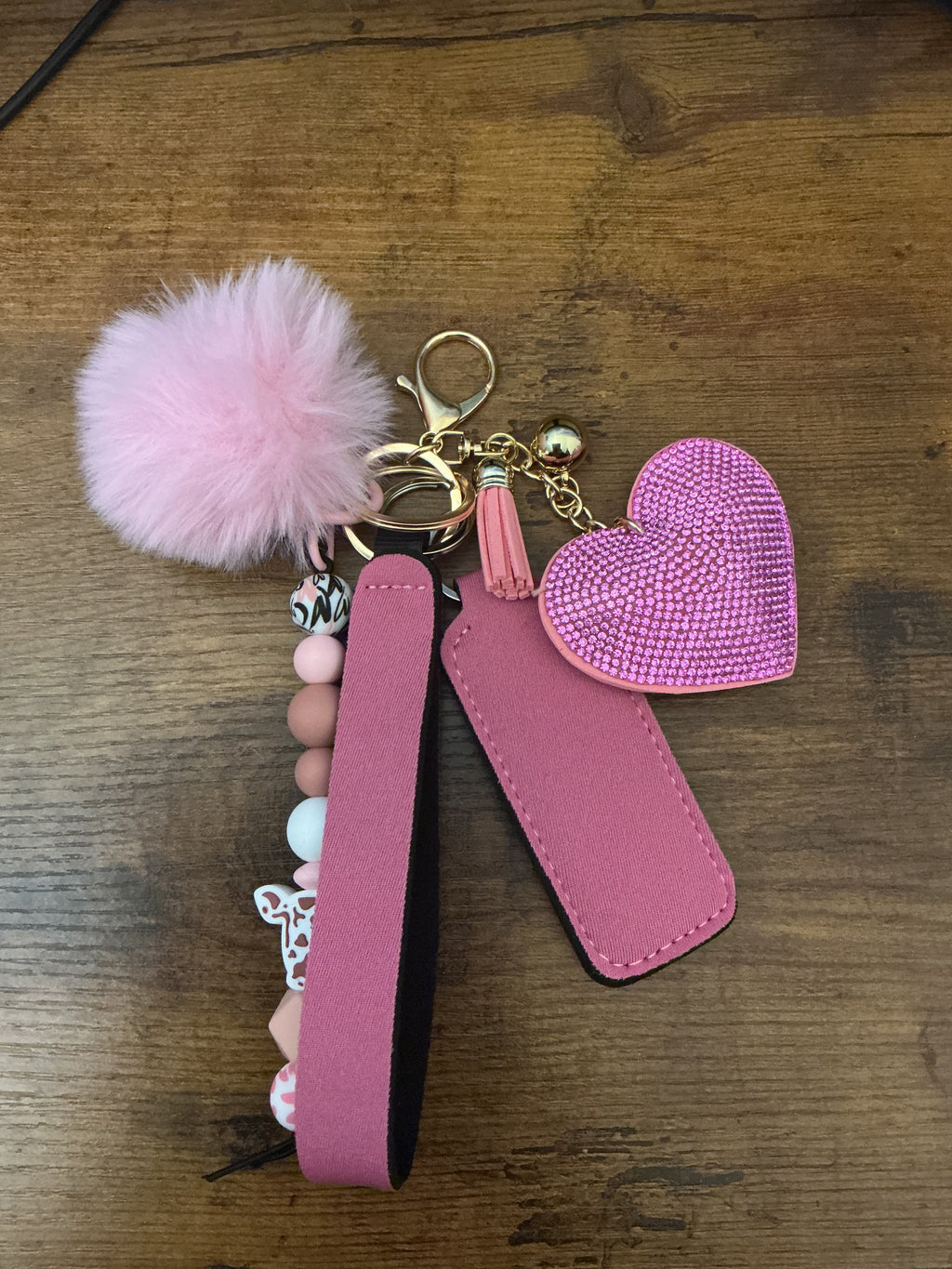 🤍 Custom Beaded Wristlet Keychains🖤