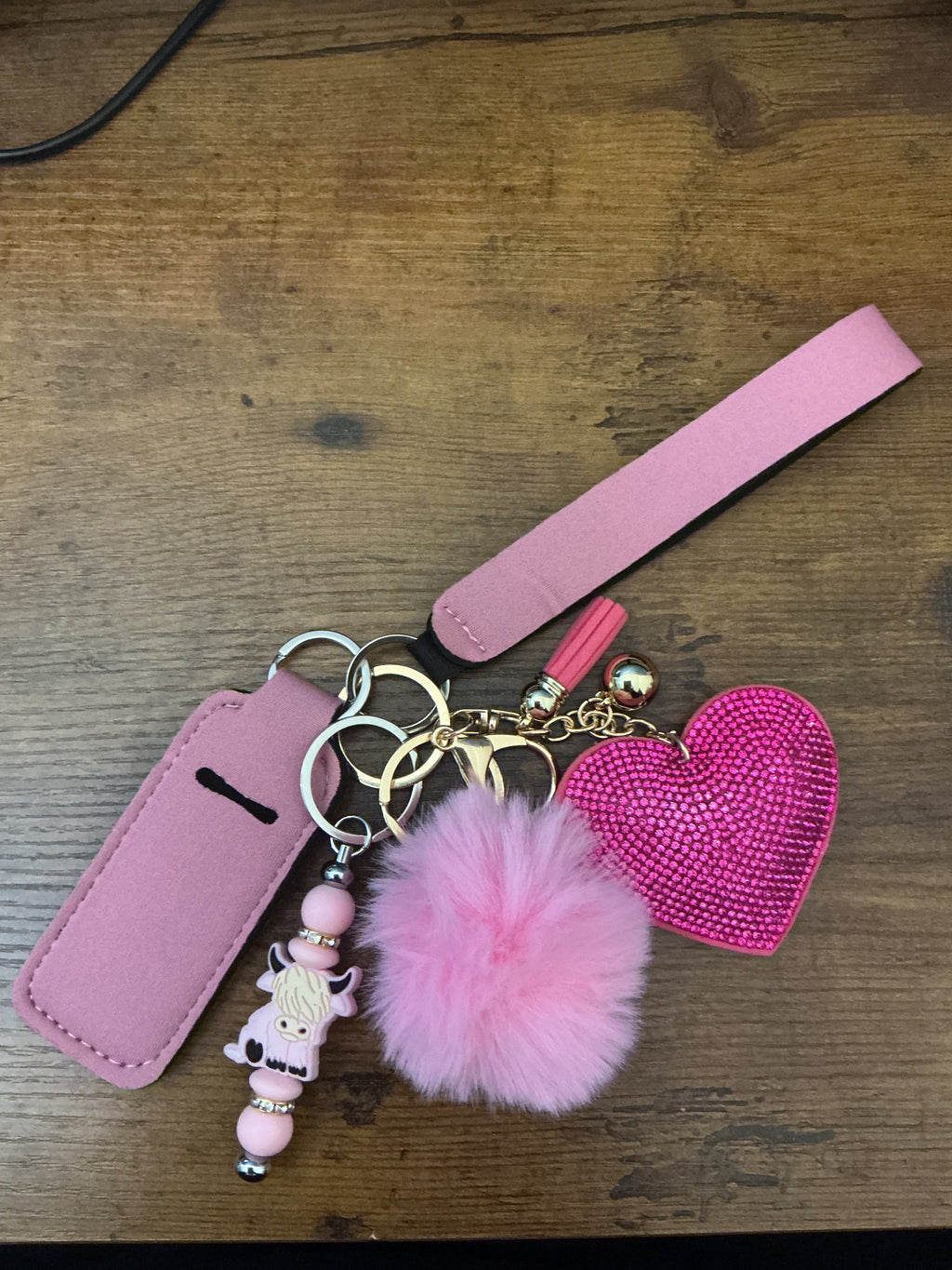 🤍 Custom Beaded Wristlet Keychains🖤