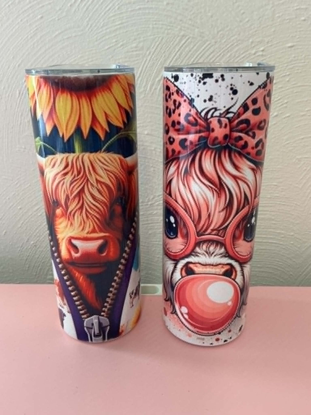 Highland Cow Tumblers