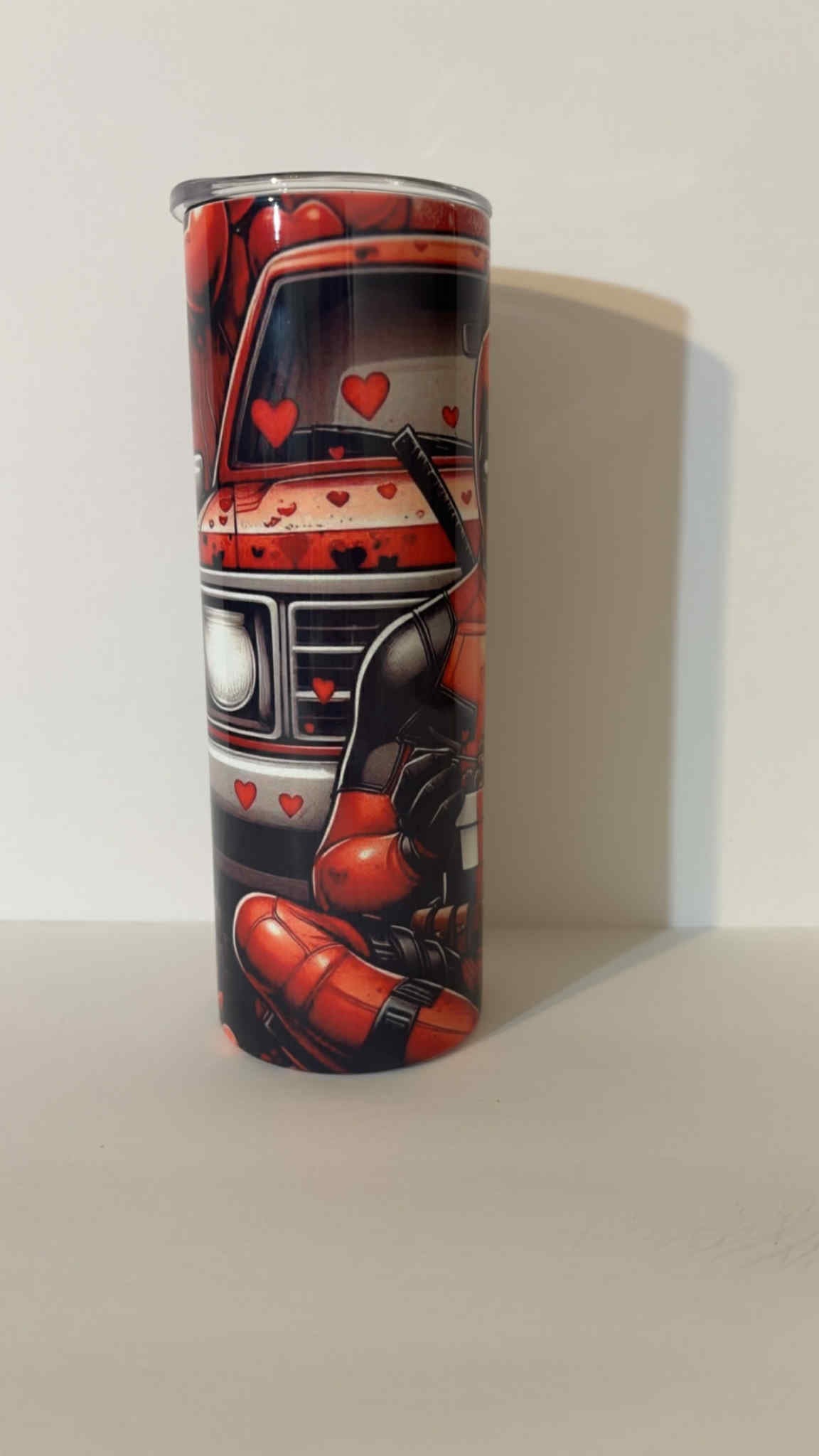 Comic Hero Valentines Day Tumbler 🚘