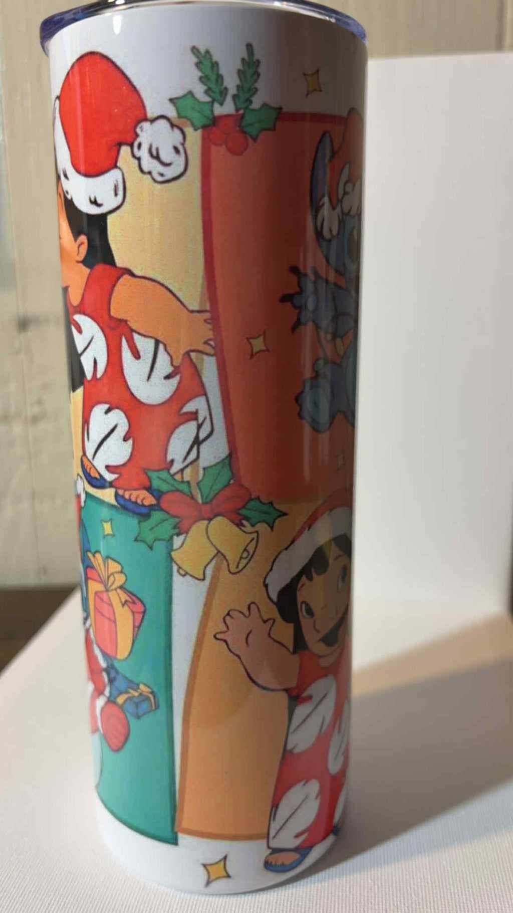🎄 Christmas Stitch 20oz Skinny Tumbler